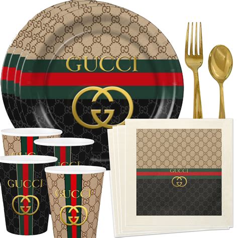 gucci drinkware|expensive China plates.